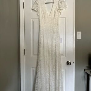 Lulus Your Hand In Mine Lace Dress NWT